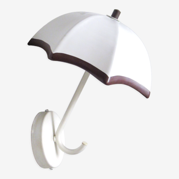 Applique en céramique parapluie années 70
