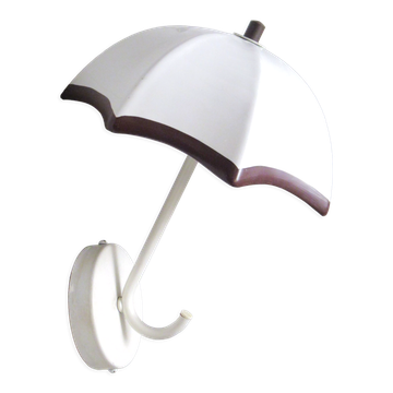 Ceramic wall lamp umbrella 70s