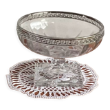 Standing cut square glass base