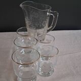 Carafe and glasses