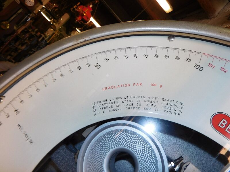 Industrial balance berkel 3001-105 from 10 to 105 kilos brussels ref jer