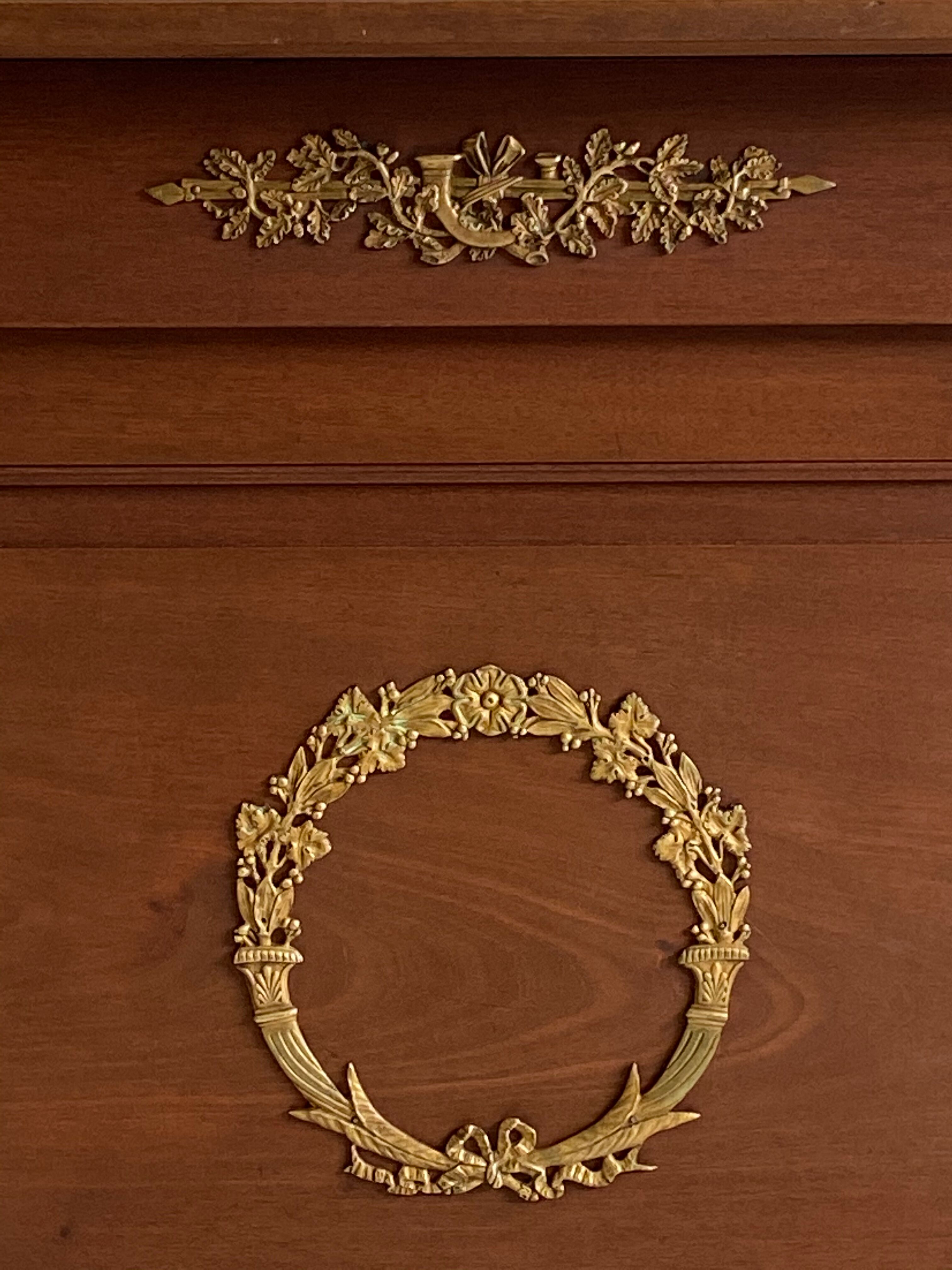 Desk box mahogany empire 1930