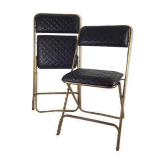 Pair of Folding Chairs Lafuma Chantazur