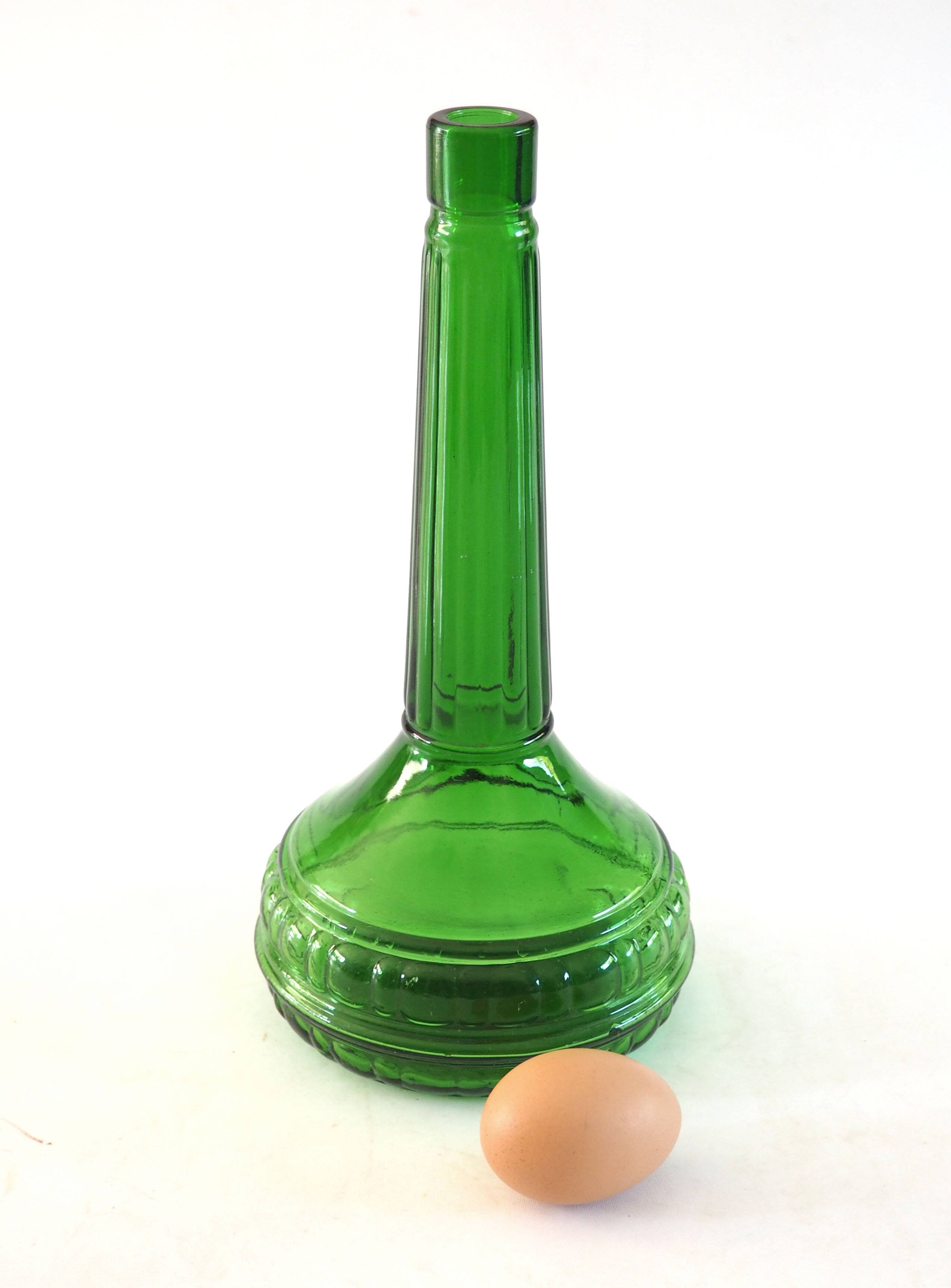Green soliflore bottle