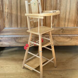 Doll high chair from the 20th century, convertible into a walker (deliverable)