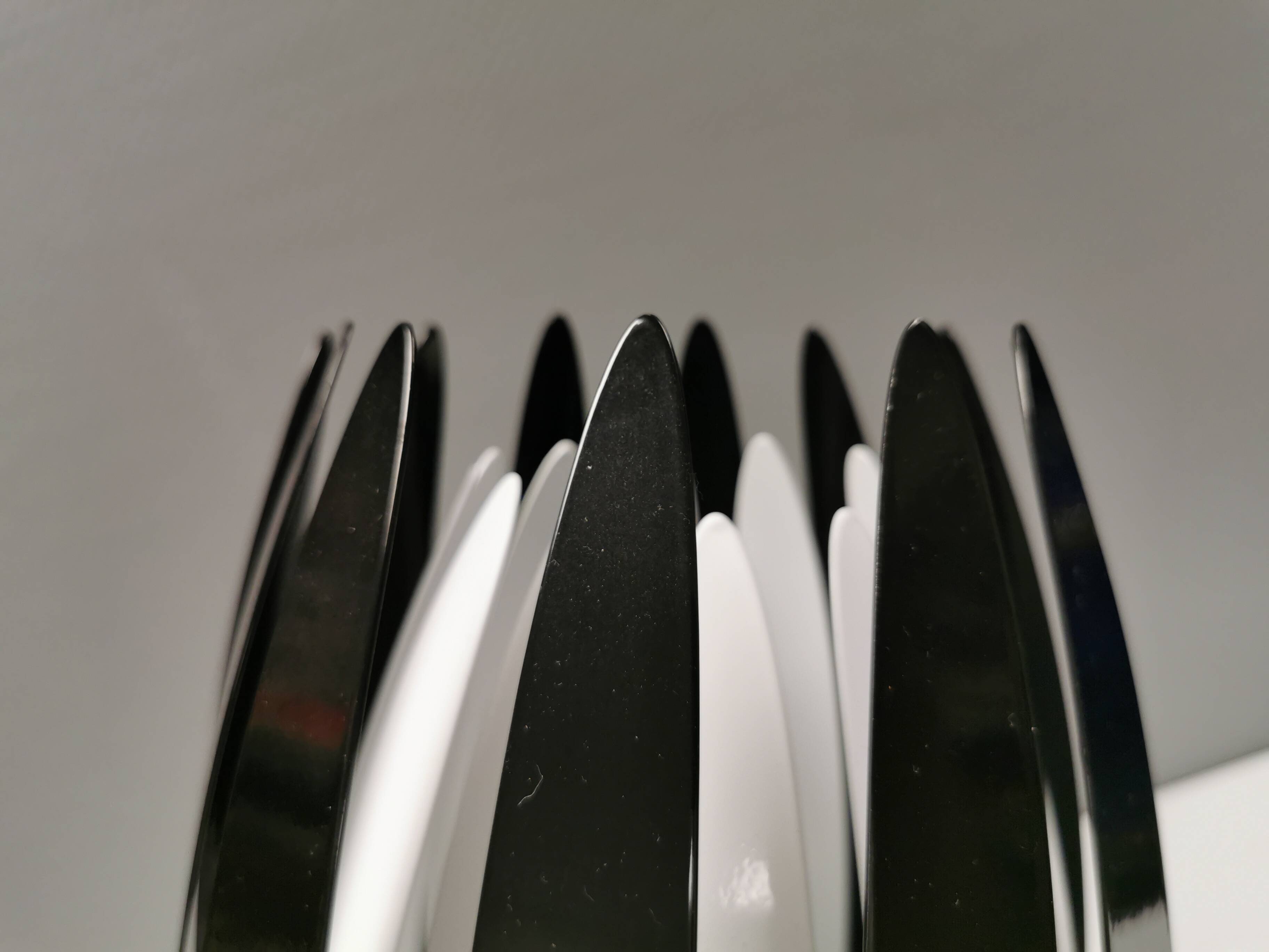 large and heavy table lamp,  by Benny Frandsenin the mid 1980s for Frandsen Lightning. Model JAWS