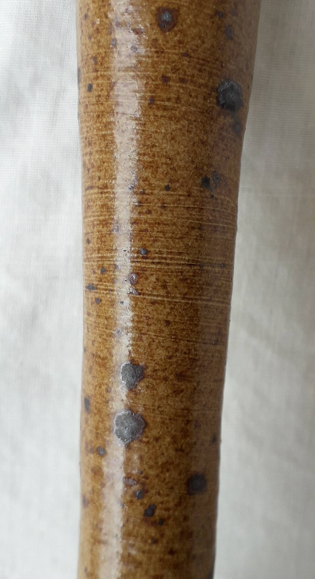 Pyrite stone single-flower vase