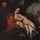 Grande peinture flamande du XVIIe siècle, Repos pendant la fuite en Égypte.