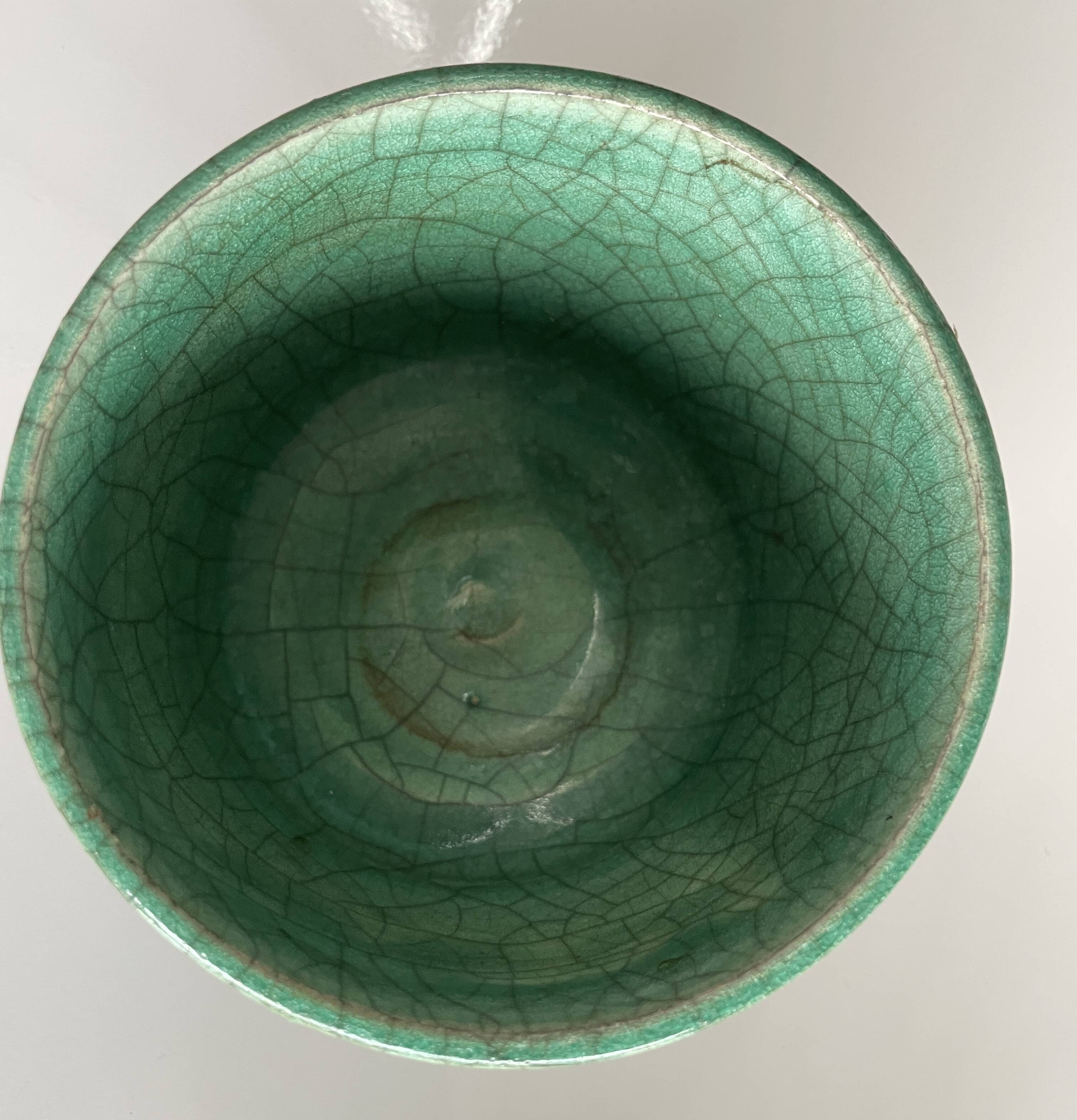 Pair of raku tea bowls, handmade ceramics