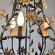 Lustre ceiling design flowers of the 60s art nouveau