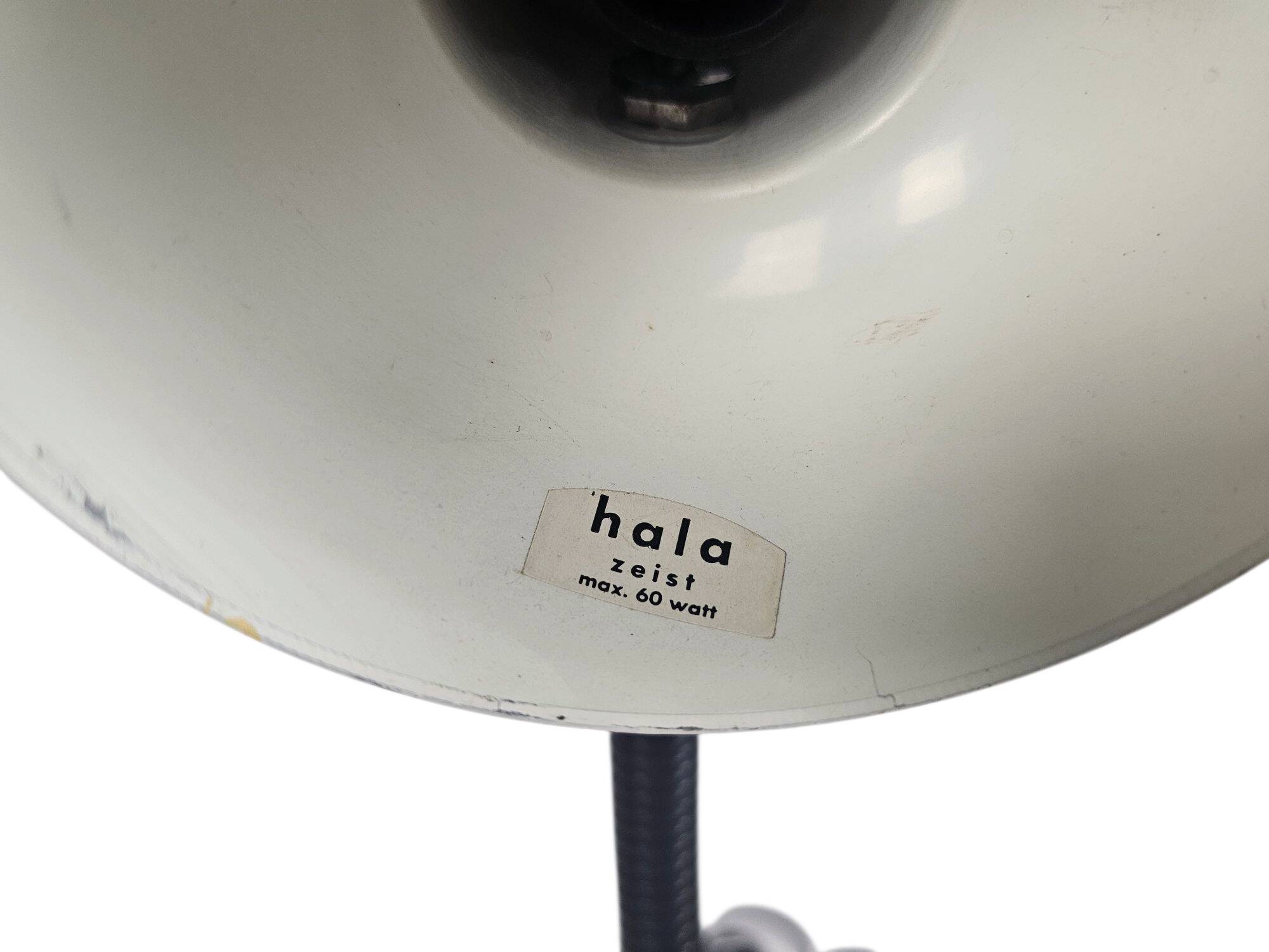 Dutch design - Hala Zeist - desklamp- model 703 - gooseneck - white - 70's