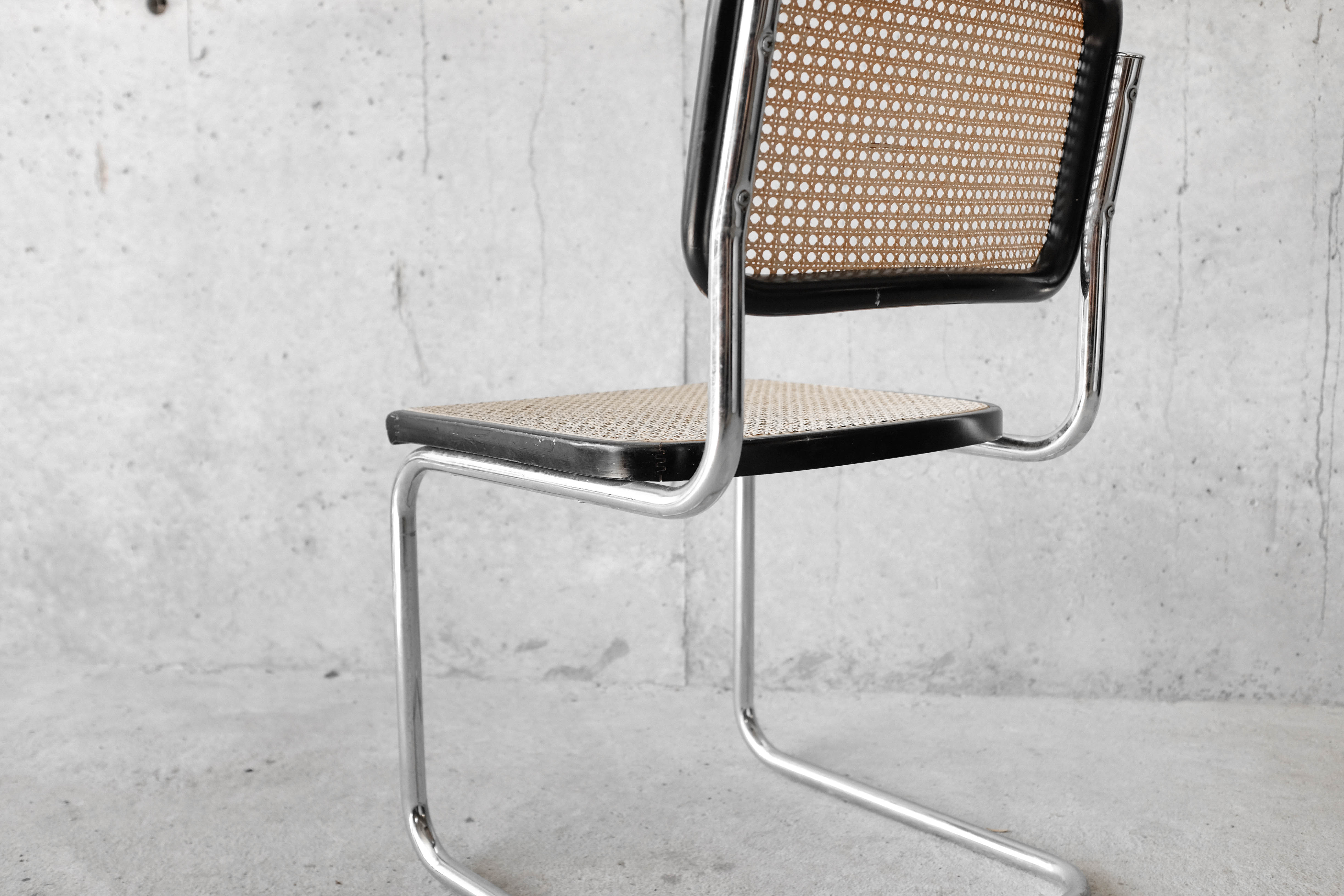 Cesca chair b32 black by Marcel Breuer