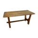 Solid wood coffee table, brutalist