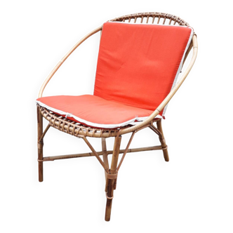 Rattan armchair