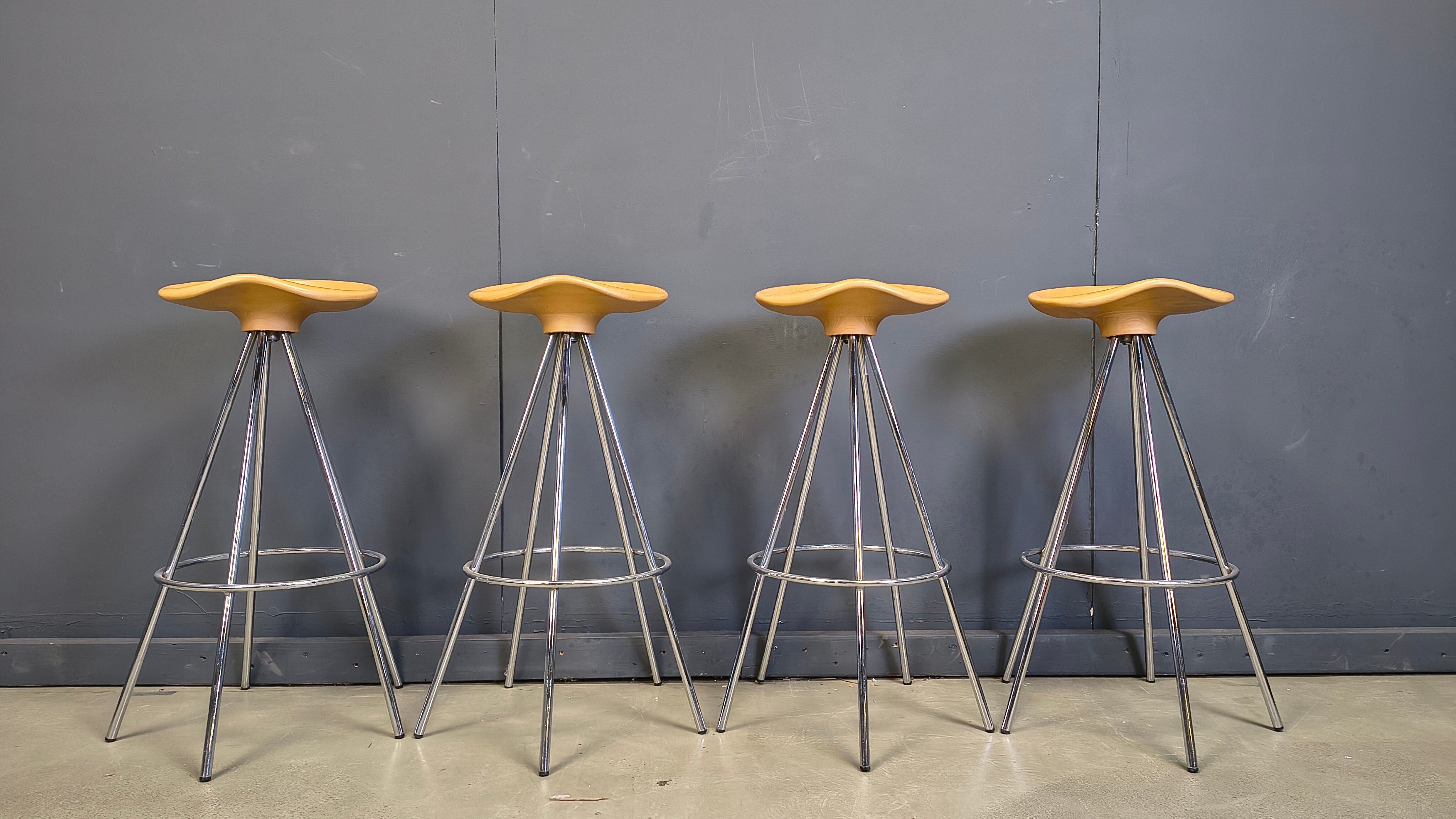 Set of Jamaica swivel bar stools by Pepe Cortès for BD Barcelona, 1990s