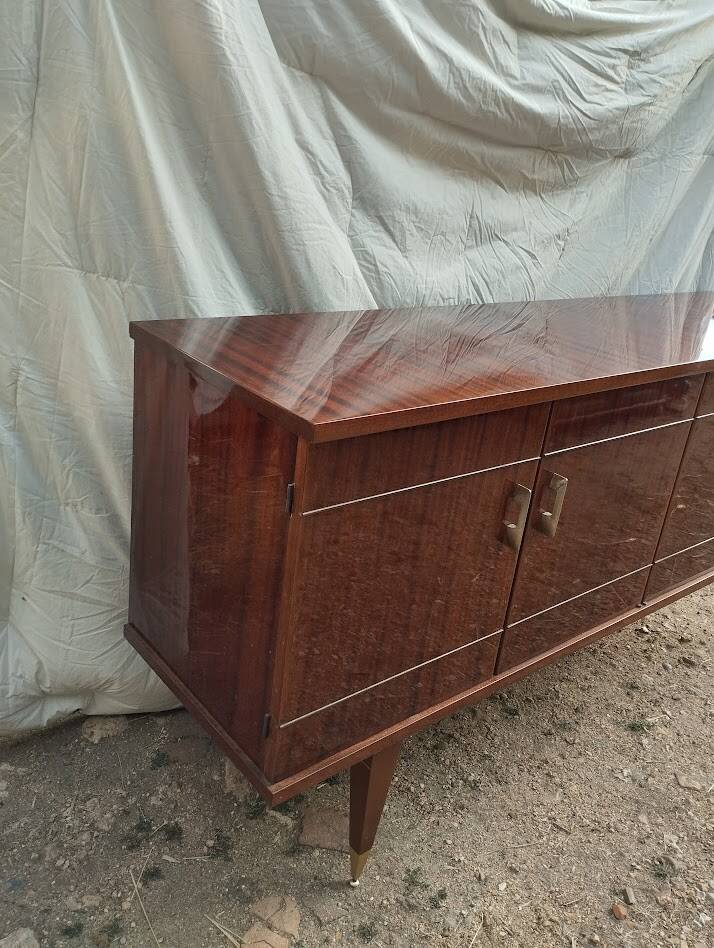 Enfilade Vintage d'Exception en Acajou « Cancale » – SRM – 1962