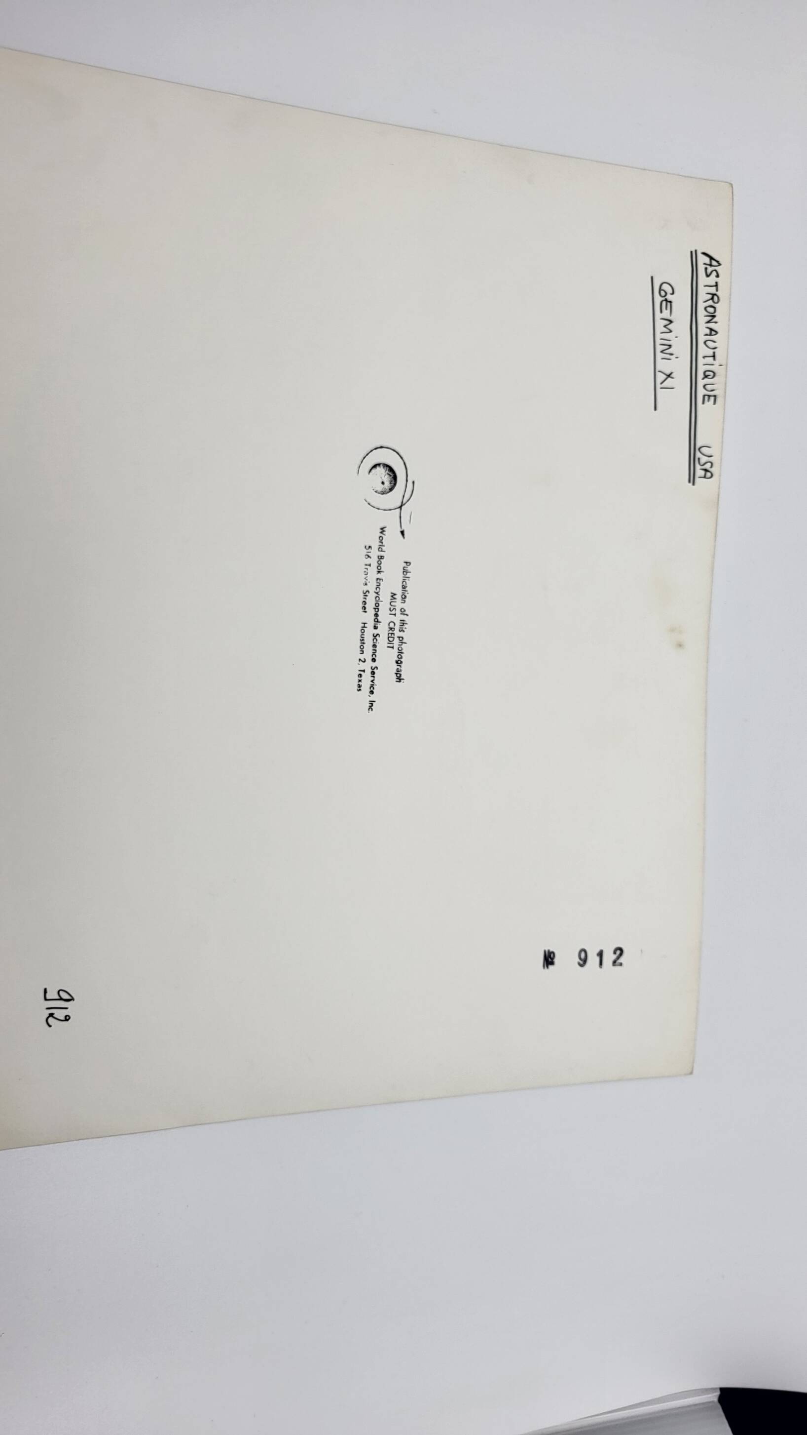 Photograph NASA Mission Gemini XI Charles Pete Conrad and Richard "Dick" Gordon, 1966