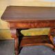 Restoration period mahogany console
