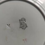 Earthenware plate with cornucopia decoration