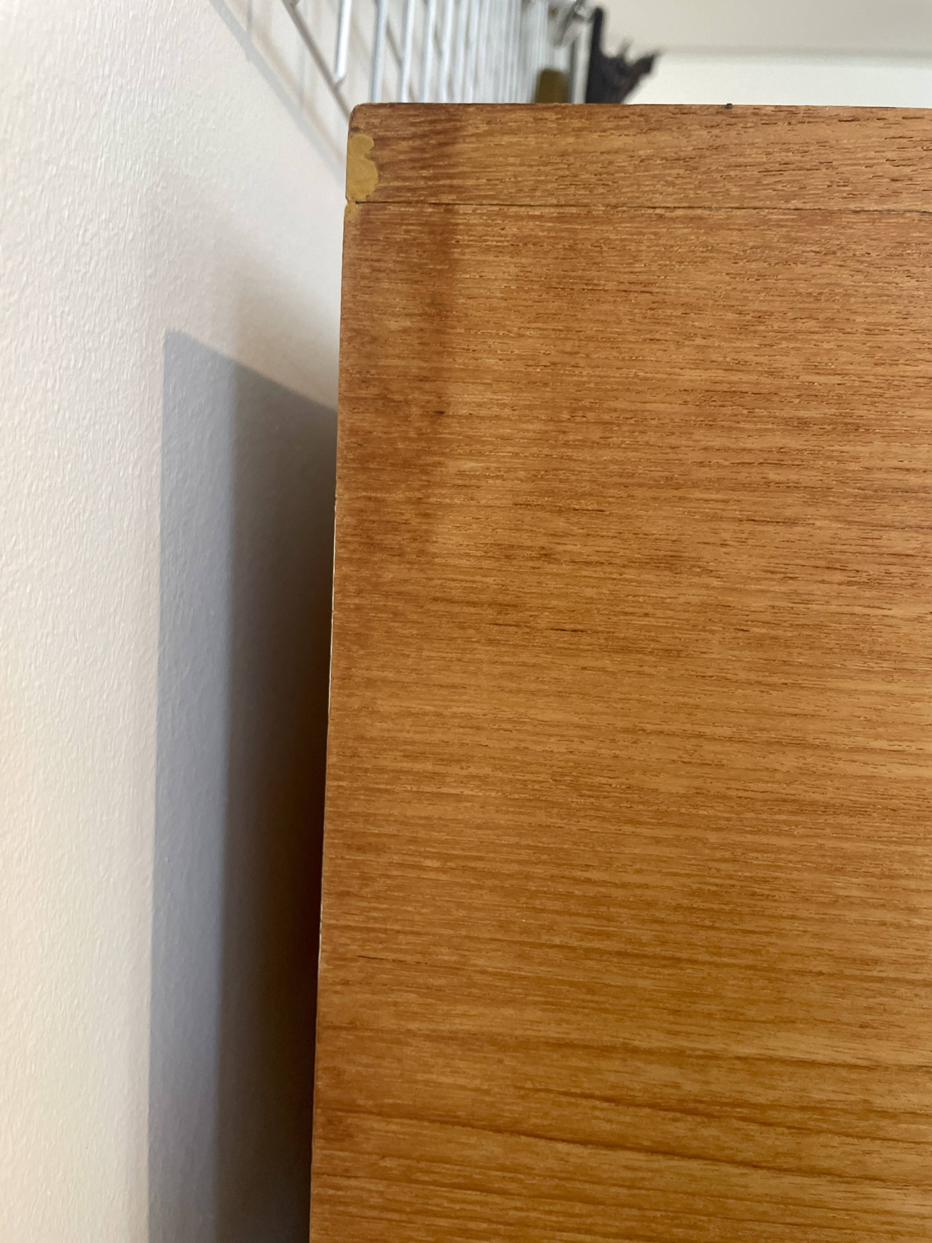 Vintage teak high sideboard