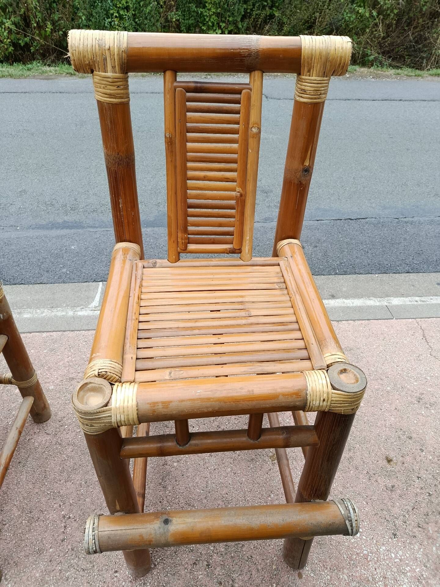Bamboo high chairs