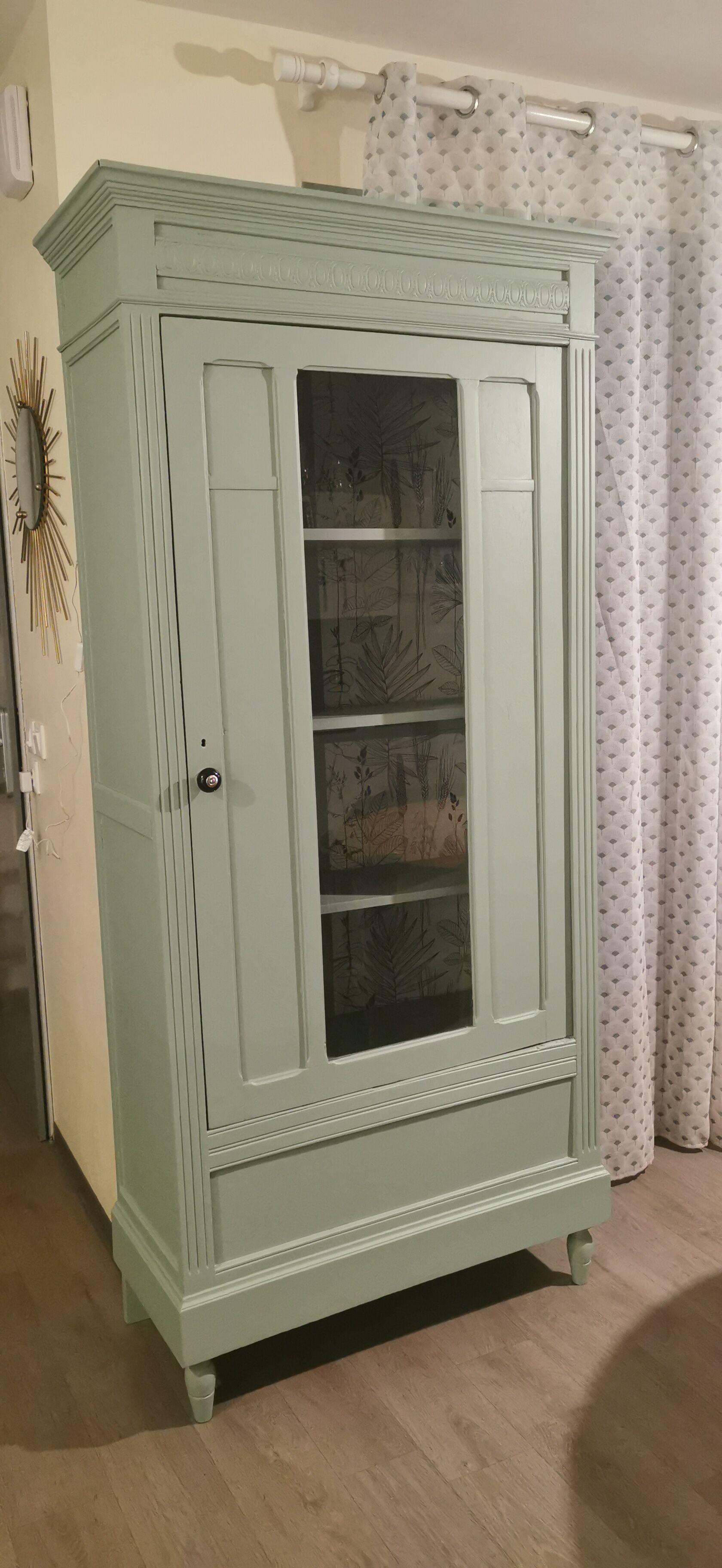 Parisian glass cabinet