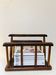 Brutalist magazine rack, 1970
