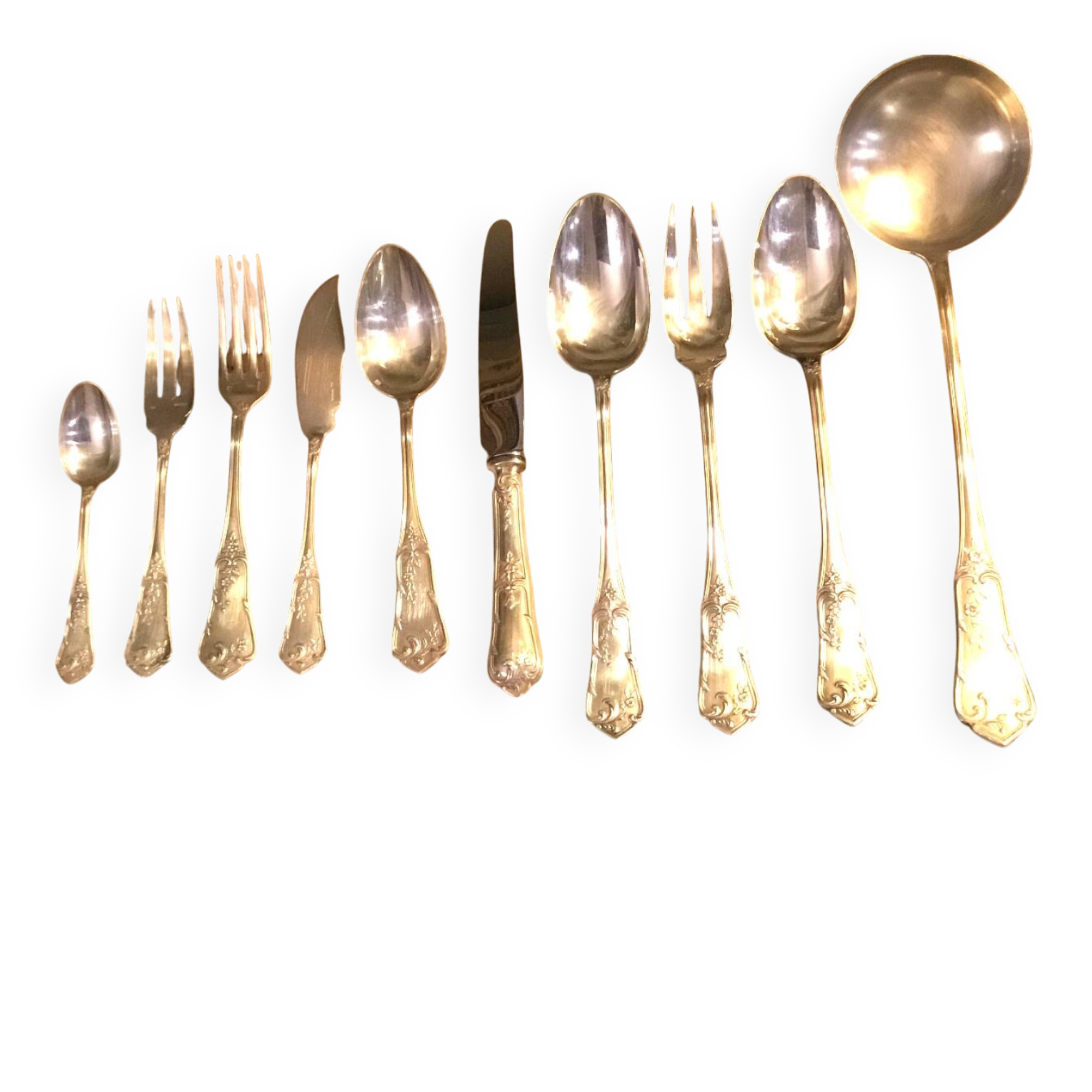 Maison Boulanger. 76-piece silver-plated cutlery set.