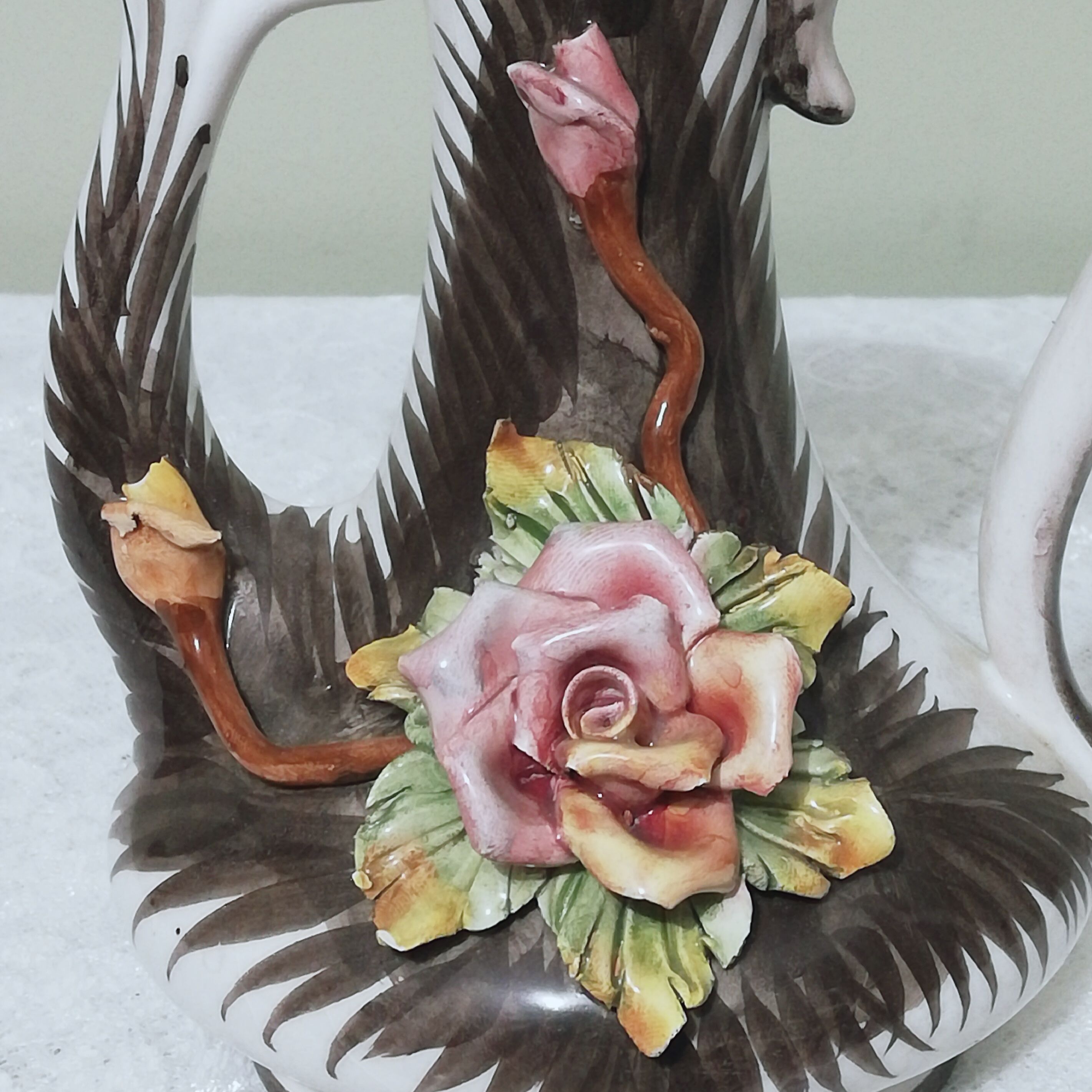 Decanter decanter 375ml in Italian earthenware Bassano