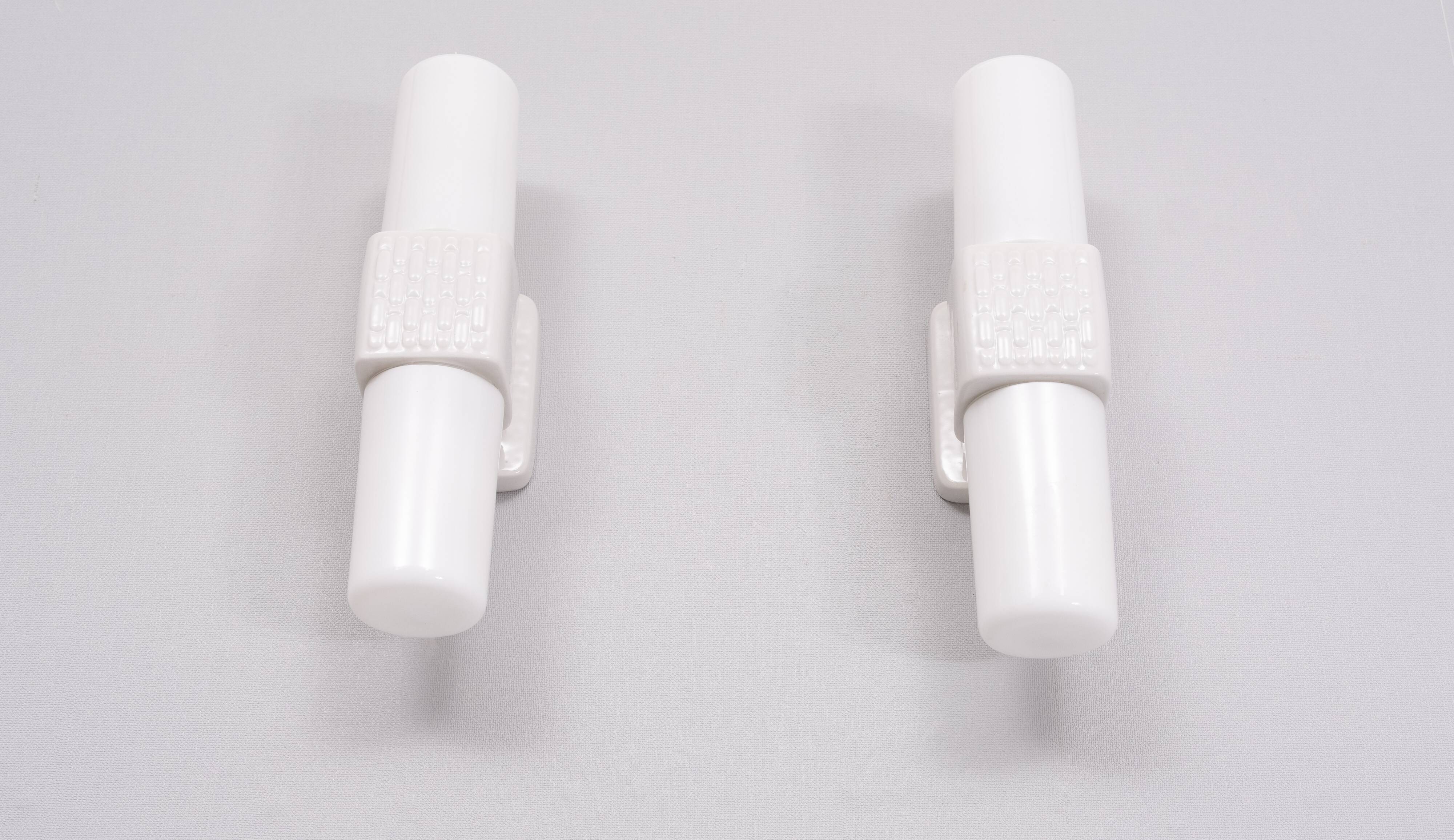 Pair wilhelm wagenfeld barhroom wall lamps 1960 germany