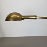 Large Modernist 60cm Table Lamp in Brass and Metal by Florian Schulz, Germany, 1970s