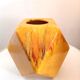 Ceramic vase shape geometric design 70s