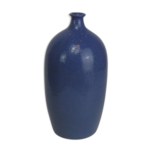 Vase bouteille en terre cuite émaillée