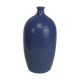 Signed enamelled terracotta bottle vase
