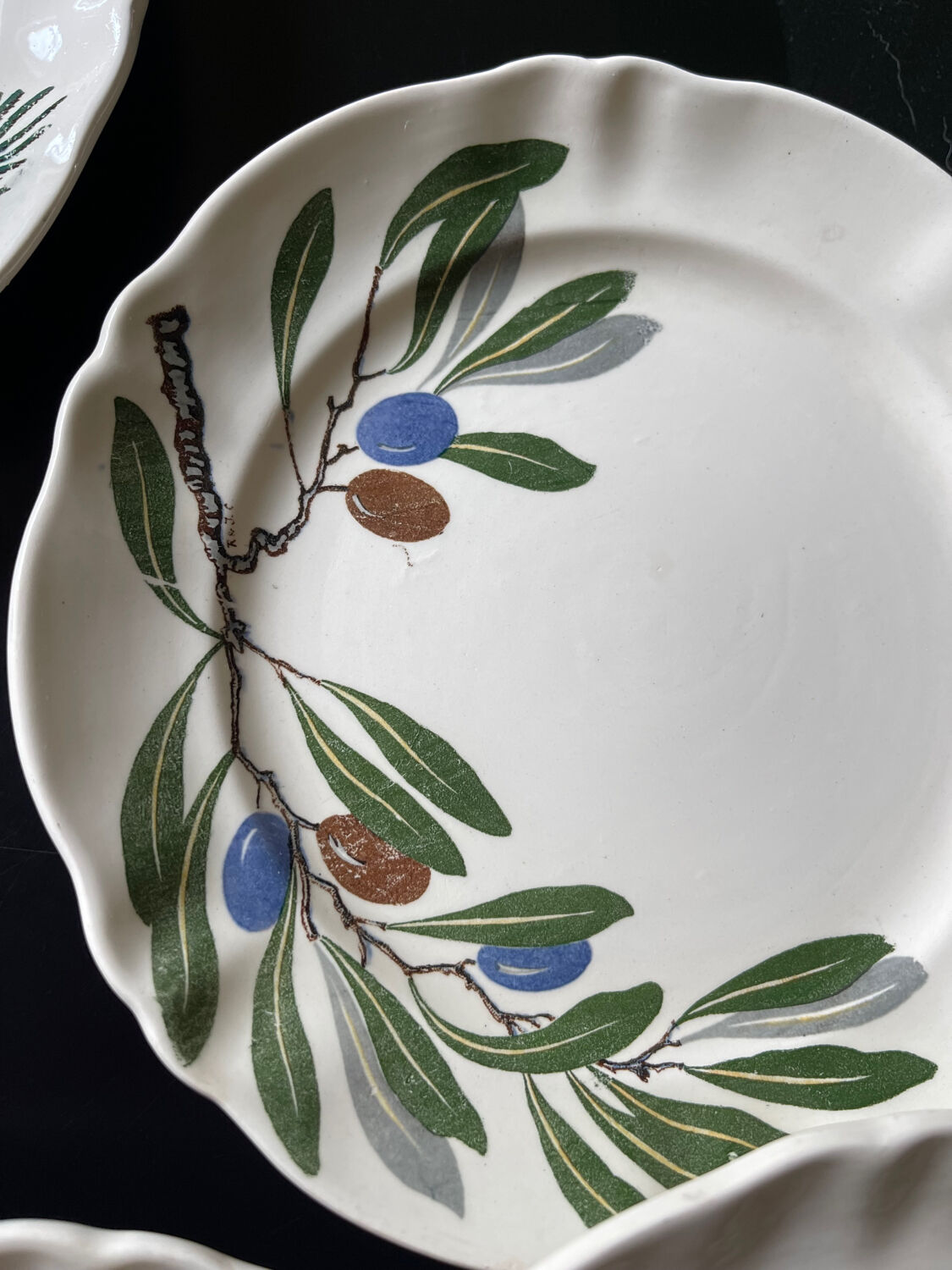 Dessert plates Sarreguemines Renaud and Clermont