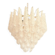 Mid-Century Modern Italian “Conchiglie” Murano Glass Gold Chandelier