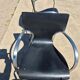 Set 4 postmodern black chrome stackable chair Jim for Kens 1990s