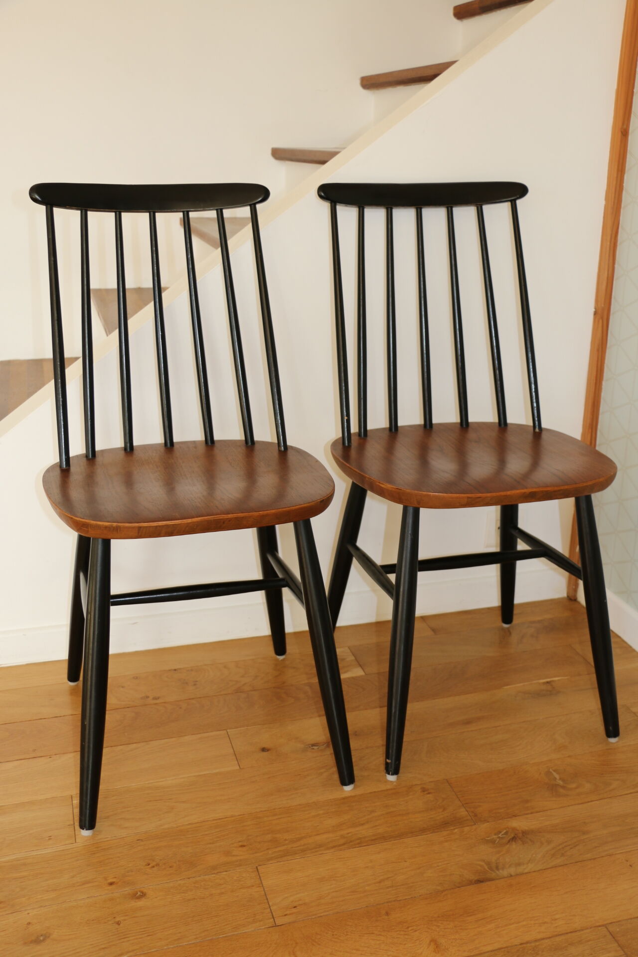 4 fanette chairs by ilmari tapiovaara