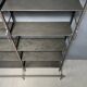 Industrial Iron Library Wall Shelving Cabinet