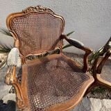Louis XV cabriolet armchairs
