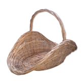 Panier à buches en osier
