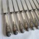 12 silver-plated table knives with stainless steel blades nogent