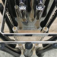 Square ” big drops” murano glass wall sconce (copia)