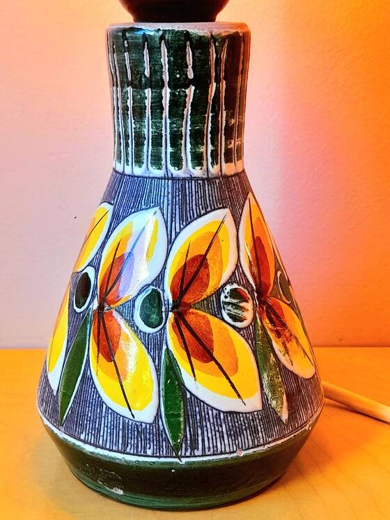Lampe en céramique Tilgmans Suède 1960
