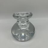 70s crystal candle holder