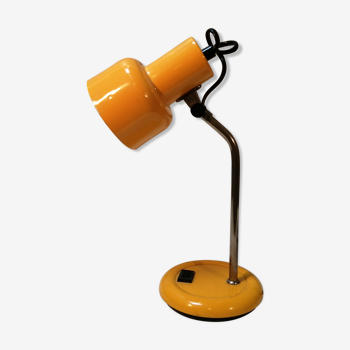 Lampe de bureau vintage jaune - années 70