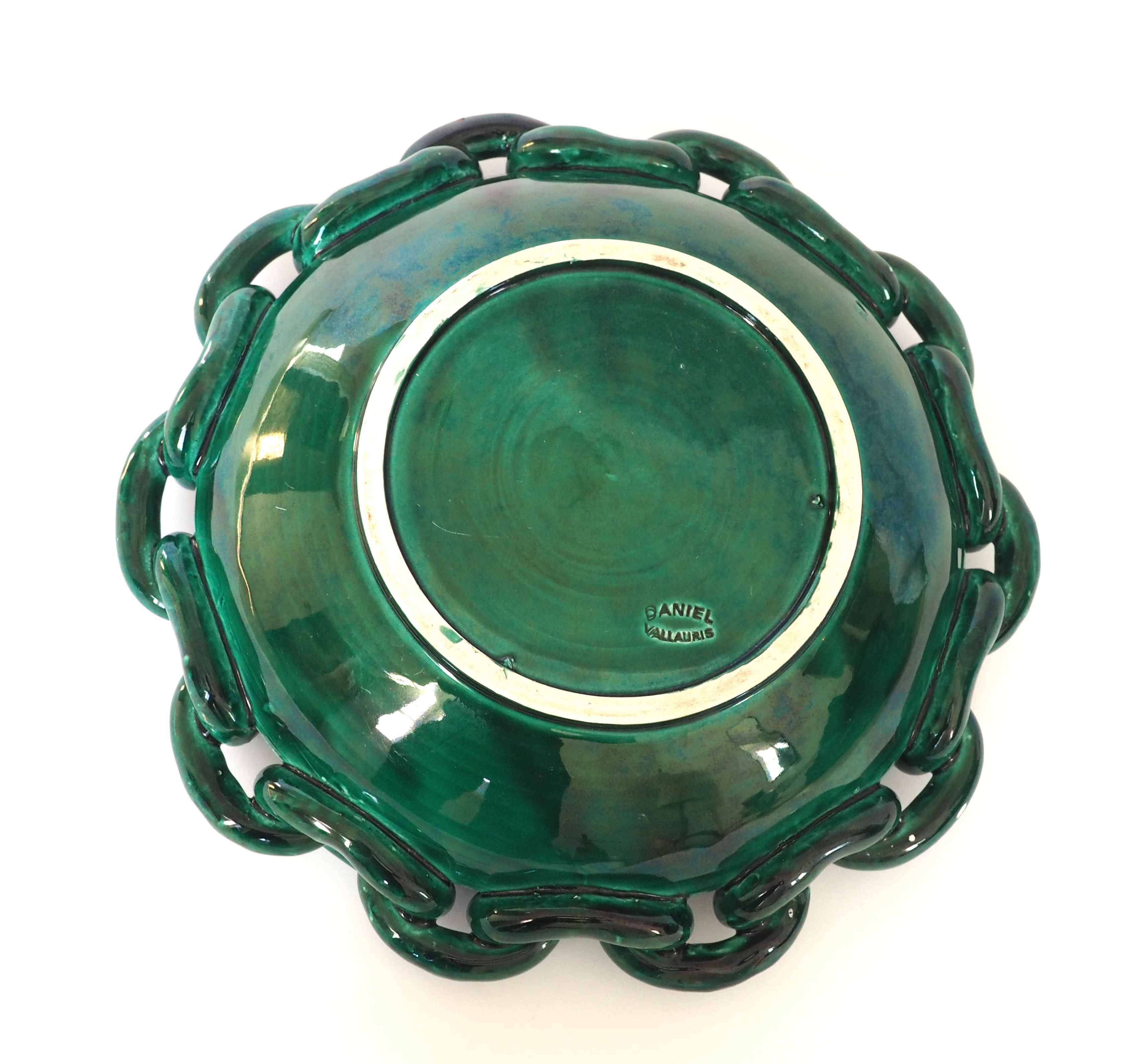 Large dish Daniel Vallauris