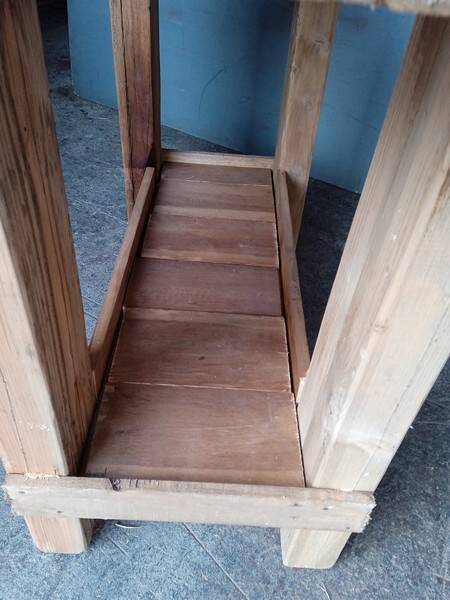 Workbench 120cm old solid wood