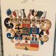 Framed engraving Coat of arms of Merseburg Saxony Germany