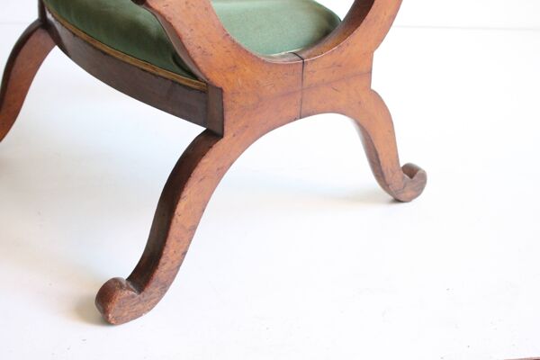 Tabouret et chaise de prière transformables victoriens pour prie-Dieu